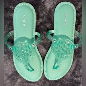 Torrid size 9ww Tory Burch style sandal